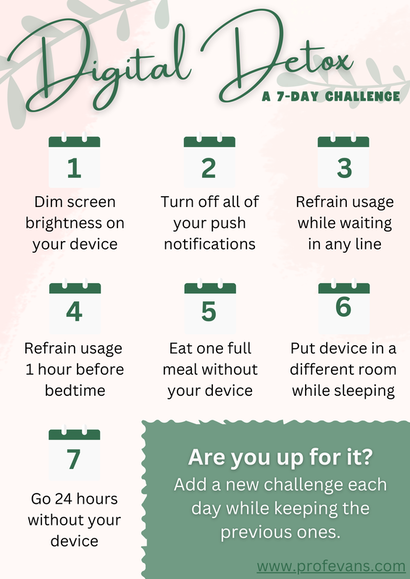 7 Day Digital Detox Challenge