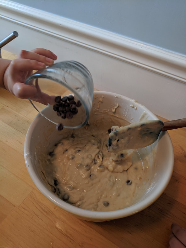 Adding more chocolate chips